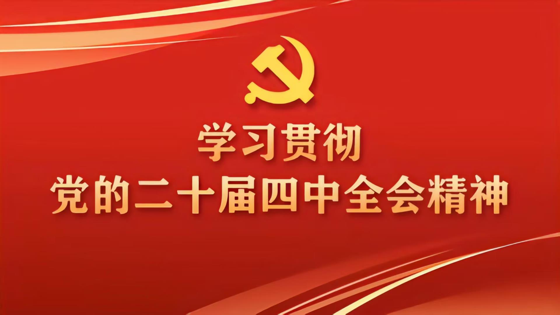 学习贯彻党的二十届四中全会精神